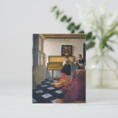 Invitation La leçon de musique de Johannes Vermeer (vers 1663 (Debout devant)