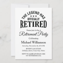 La légende a officiellement pris sa retraite Fête 