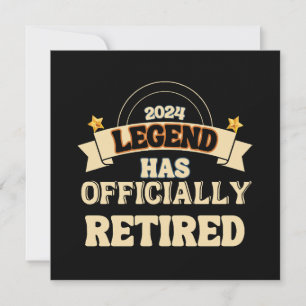 Invitation La légende est officiellement à la retraite