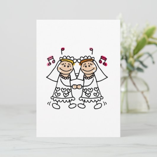 Invitation La lesbienne dansent d'abord (Debout devant)