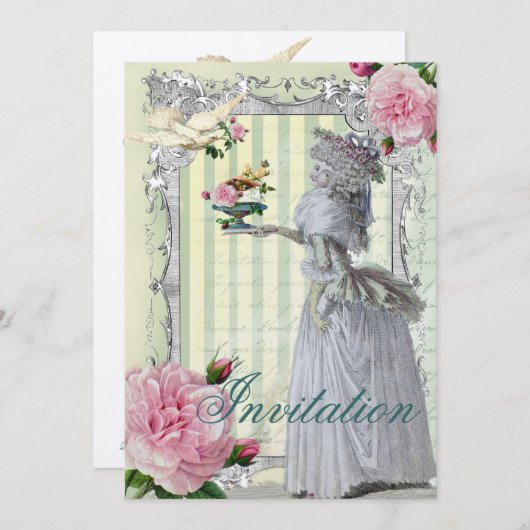 Invitation La Lettre D'amour (Devant / Derrière)