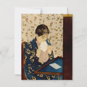 Invitation La Lettre de Mary Cassatt (vers 1891)