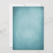 Invitation La libellule bleue turquoise tourbillonne Fête de (Dos)