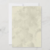 Invitation La machine à écrire ouvre les portes d'une douche (Dos)