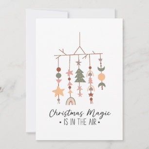 Invitation La magie de Noël de Noël de Noël de Noël est en l'