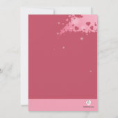 Invitation La magie du dîner de répétition d'amour Invitatio (Dos)