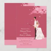 Invitation La magie du dîner de répétition d'amour Invitatio (Devant / Derrière)