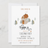 Invitation La maison est où l'Hygge est la fête de Noël (Devant)