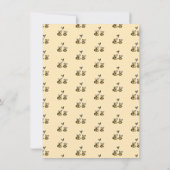 Invitation La maman rustique Pour Être Un Baby shower Neutre  (Dos)
