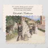 Invitation La Marche Nuptiale de Robinson, Impressionnisme Vi (Devant / Derrière)