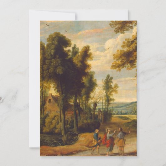 Invitation La Marche Pour Emmaüs Avec Christ (Devant)