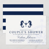 Invitation La Marée de l'amour | Douche à thème pour deux che (Devant / Derrière)