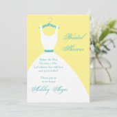 Invitation La Marée des nuptiaux sur le cintre - Jaune, rose (Debout devant)