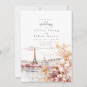 Invitation La Mariage de Parisienne (Devant)