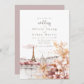 Invitation La Mariage de Parisienne (Devant / Derrière)