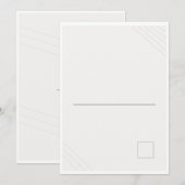 Invitation La mariée anti (Devant / Derrière)