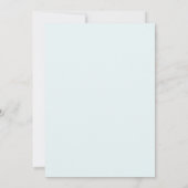 Invitation La mariée bleue | Fête des mariées de script moder (Dos)