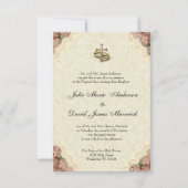Invitation La mariée catholique traditionnelle Mariage (Dos)