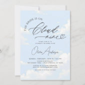 Invitation La Mariée Code QR est sur Cloud Neuf Fêtes des mar (Devant)