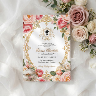 Invitation La mariée de la saison Regency Bridal Shower