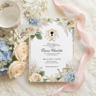 Invitation La mariée de la saison Regency Bridal Shower