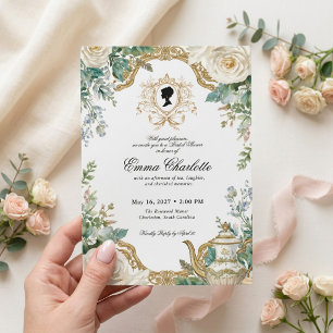 Invitation La mariée de la saison Regency Bridal Shower