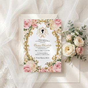 Invitation La mariée de la saison Regency Bridal Shower