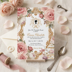 Invitation La mariée de la saison Regency Bridal Shower