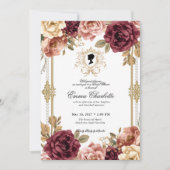 Invitation La mariée de la saison Regency Bridal Shower (Devant)