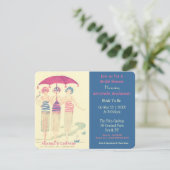 Invitation La mariée drôle et ses amies (Debout devant)