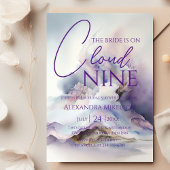 Invitation La Mariée Est Sur Cloud Neuf Bachelorette Week-End
