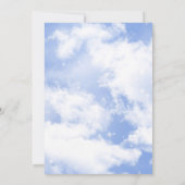 Invitation La Mariée Est Sur Cloud Neuf Fête des mariées (Dos)