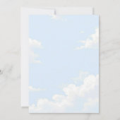 Invitation La Mariée Est Sur Cloud Neuf Fête des mariées (Dos)