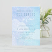 Invitation La mariée est sur la Fête des mariées Cloud Nine (Debout devant)
