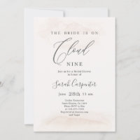 La mariée est sur la Fête des mariées Cloud Nine