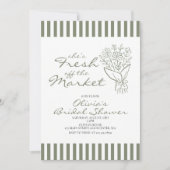 Invitation La mariée fraîchement débarquée du marché (Devant)