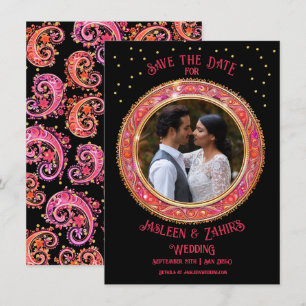 Invitation La mariée indienne sauve la date