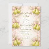 Invitation La Mariée Parfaite avec des Poires pour l'Enterrem (Devant)