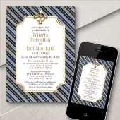 Invitation La Marine Espagnole Des Garçons Stripes Première C