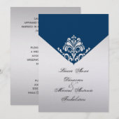 Invitation La marine et l'argent s'envolent après la fête des (Devant / Derrière)