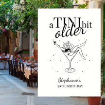 La Martini d'une femme un tout petit peu plus âgée