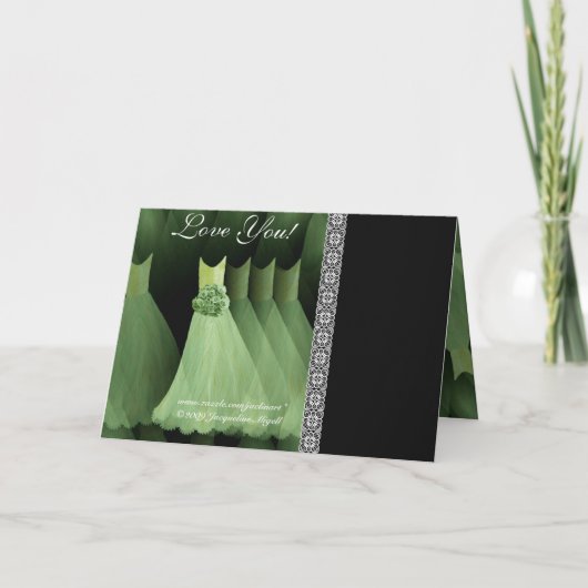 Invitation La MENTHE faite sur commande d'invitation de (Dos)