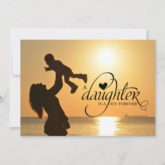 Invitation La mère de la fête d'anniversaire de la fille accu (Devant)