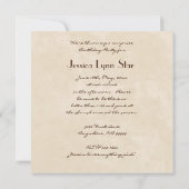 Invitation La mort par l'invitation de fête d'anniversaire de (Dos)