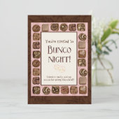 Invitation La mort par l'invitation de partie de Bunco de (Debout devant)