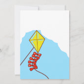 Invitation La mouche veneze un cerf-volant invite (Dos)