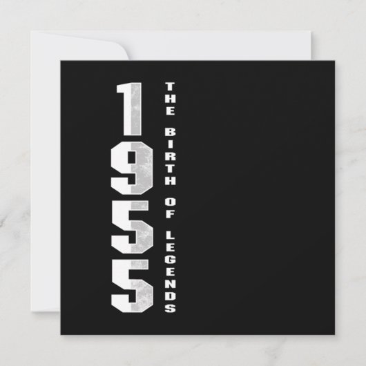 Invitation La naissance des légendes 1955 65 e anniversaire C (Devant)