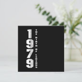 Invitation La naissance des légendes 1979 41 st Cadeau d'anni (Debout devant)