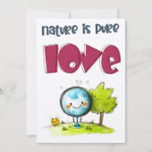 Invitation La nature est l'amour pur : protéger les forêts de (Devant)