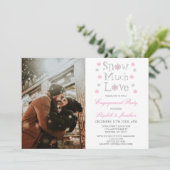 Invitation La neige beaucoup d'amour Feu de neige Partie d'en (Debout devant)